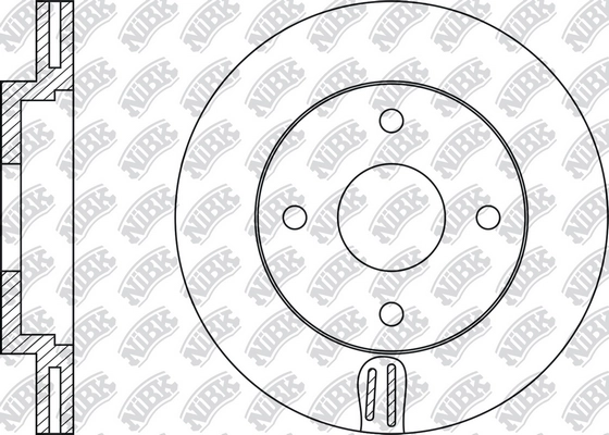 NIBK RN1109 - Тормозные диски