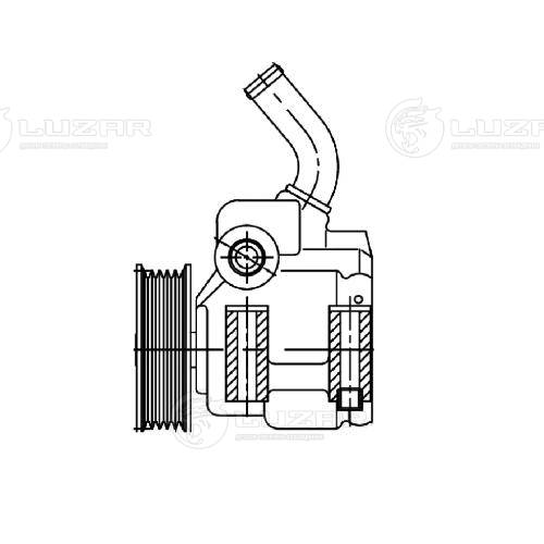 LUZAR LPS 1001 - Насос ГУР