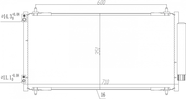 Радиатор кондиционера