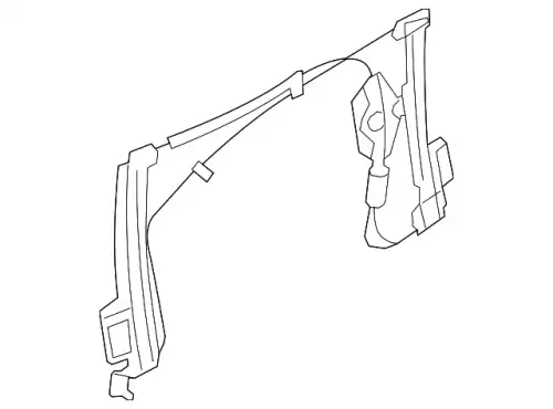VAG 8t0837462d - (AUDI), СТЕКЛОПОДЪЁМНИК БЕЗ ЭЛ.ДВИГ.