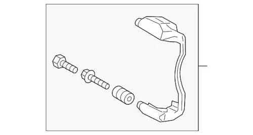 VAG 8v0615126a - СКОБА С НАПРАВЛЯЮЩИМИ
