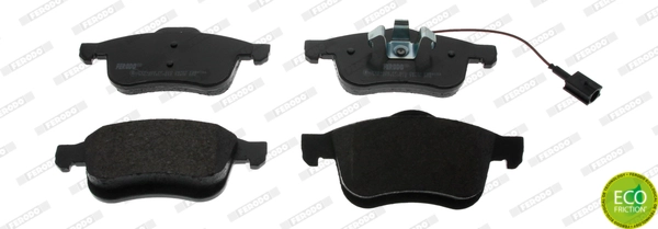 FERODO FDB4184 - Комплект тормозных колодок, дисковый тормоз PREMIER ECO FRICTION