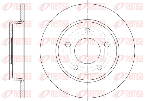 REMSA 6906.00 - Тормозные диски