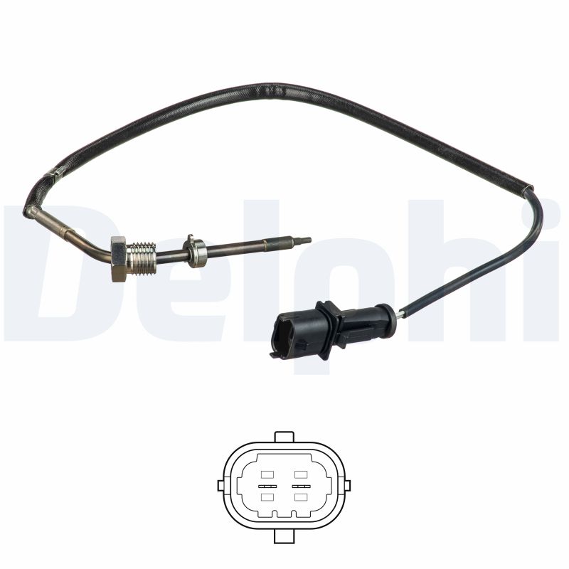 DELPHI TS30138 - Датчик температуры выхлопных газов