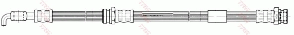 TRW PHD447 - Тормозные шланги