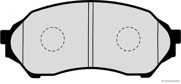 HERTH+BUSS JAKOPARTS J3603047 - Тормозные колодки 