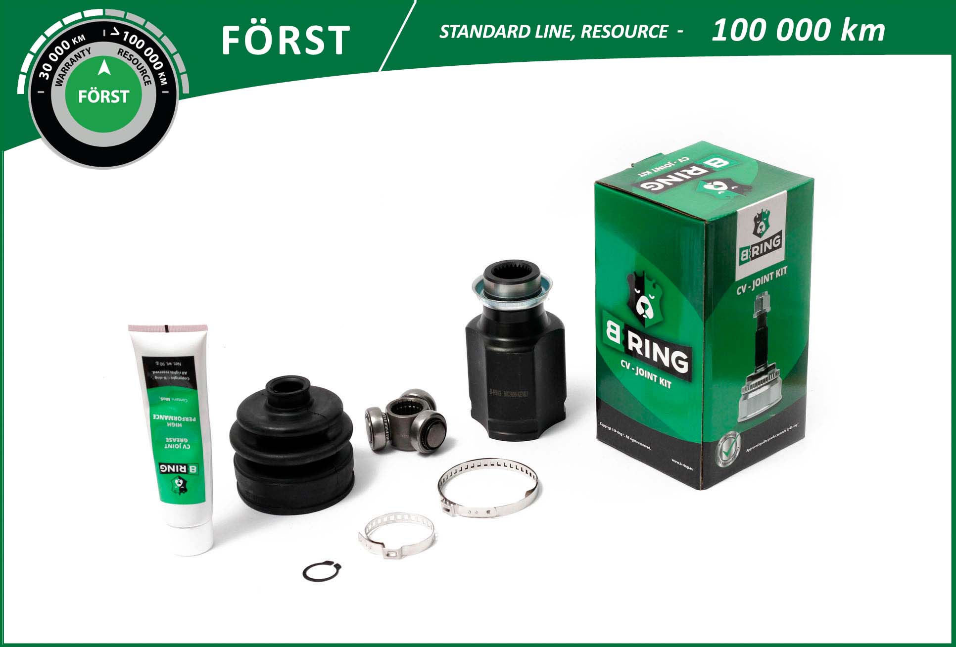 Шарнирный комплект, приводной вал FÖRST CV joint IMP