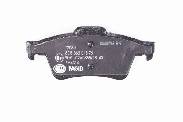 HELLA 8DB 355 015-761 - Тормозные колодки 