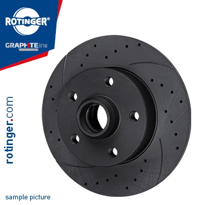 Тормозной диск GRAPHITE DRILLED & SLOTTED PLUS