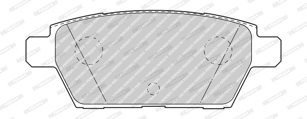 FERODO FDB4997 - Комплект тормозных колодок, дисковый тормоз PREMIER ECO FRICTION