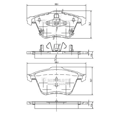 Тормозные колодки 