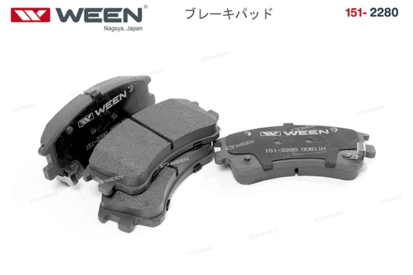 WEEN 151-2280 - Тормозные колодки 