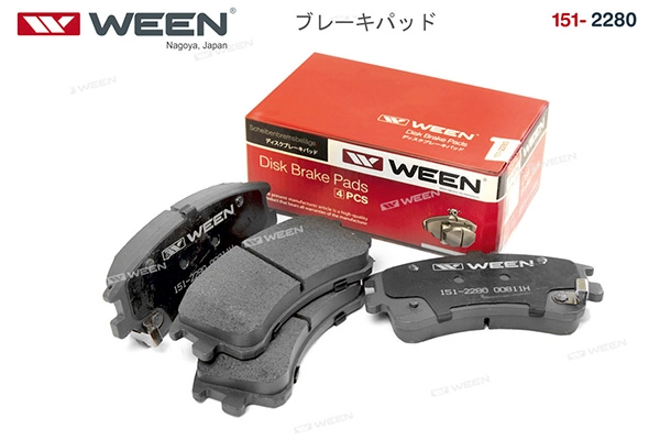 WEEN 151-2280 - Тормозные колодки 