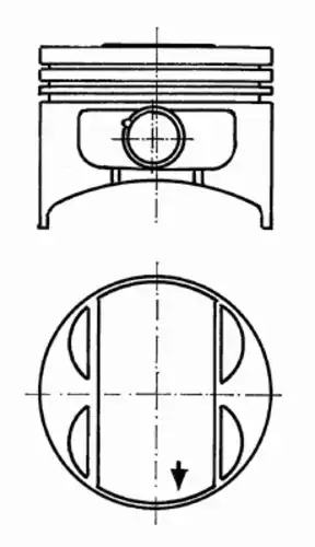 KOLBENSCHMIDT 90717610 - Поршень
