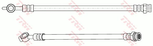 TRW PHD1142 - Тормозные шланги
