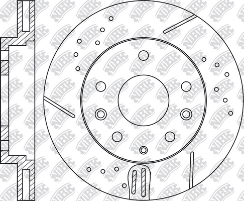 NIBK RN1195DSET - Экономичный тормозной диск