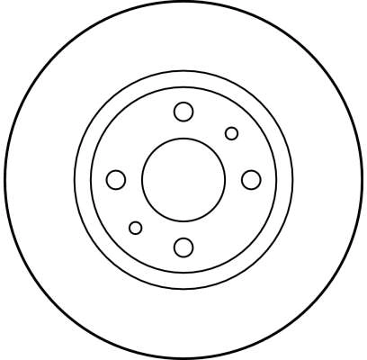 TRW DF1744 - Тормозные диски
