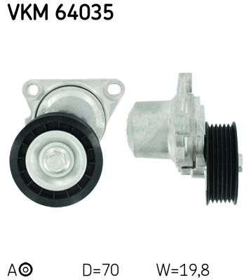 SKF VKM 64035 - Натяжной ролик