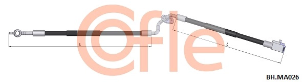 COFLE 92.BH.MA026 - Тормозные шланги