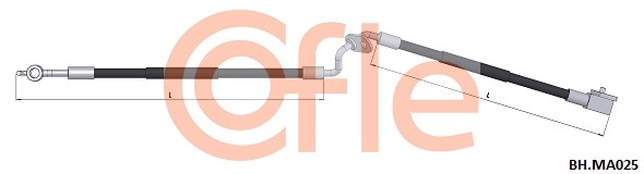 COFLE 92.BH.MA025 - Тормозные шланги