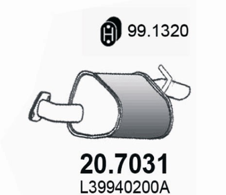 ASSO 20.7031 - Глушитель