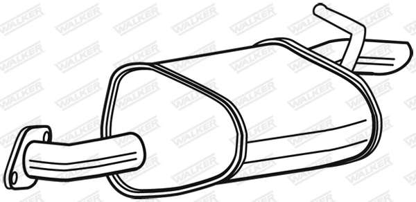 WALKER 23079 - Глушитель