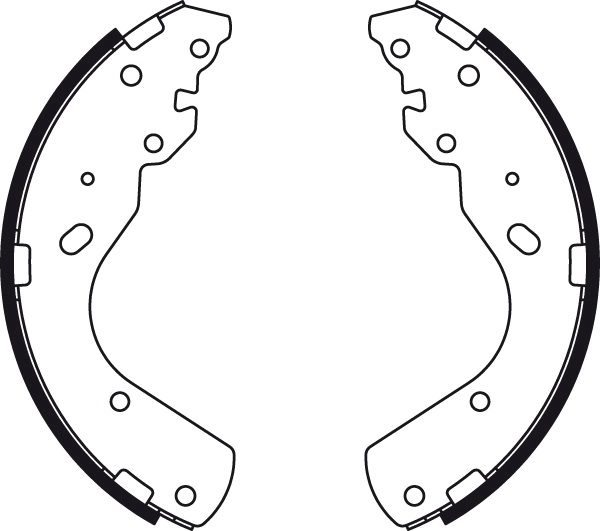 TRW GS8443 - Барабанные колодки