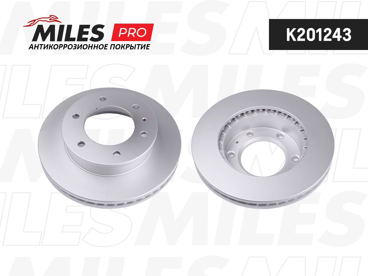 MILES K201243 - Тормозные диски