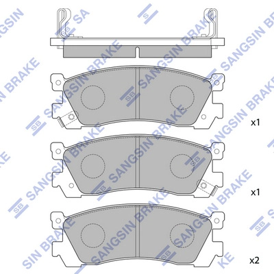 HI-Q SP1060-R - Тормозные колодки 