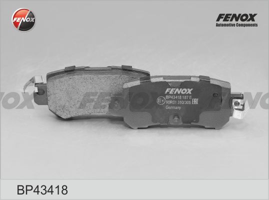FENOX BP43418 - Тормозные колодки 