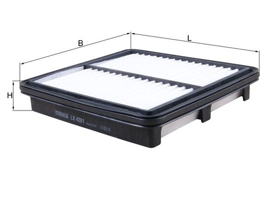 KNECHT LX 4301 - Воздушный фильтр