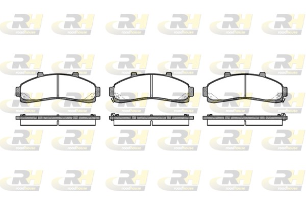 ROADHOUSE 2571.02 - Тормозные колодки 
