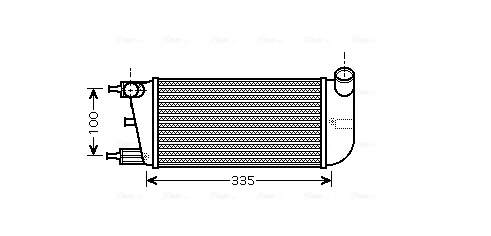 AVA QUALITY COOLING FTA4352 - Интеркулер