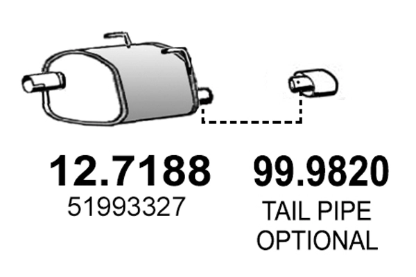 ASSO 12.7188 - Глушитель