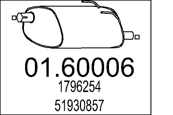 MTS 01.60006 - Глушитель