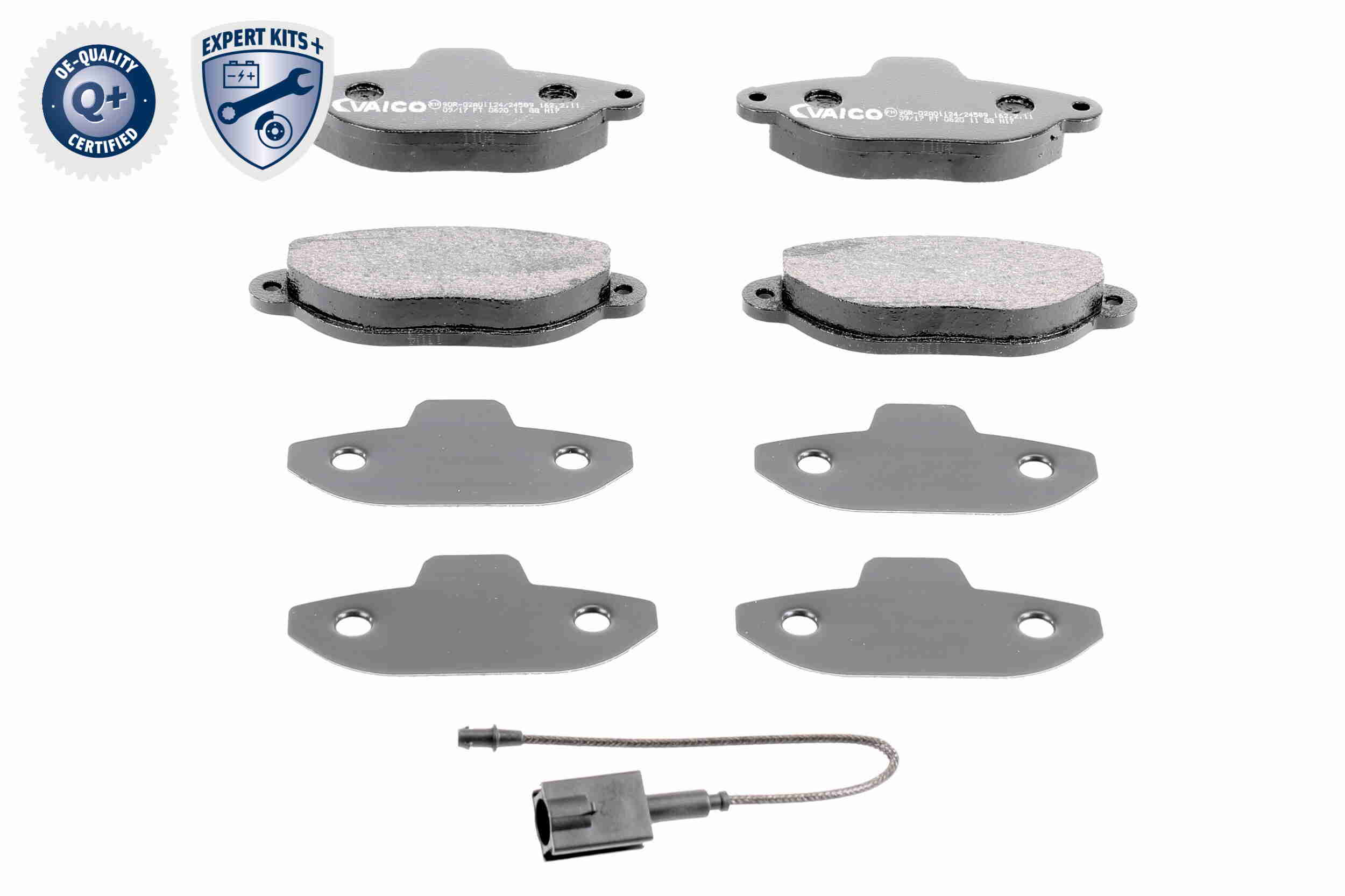 VAICO V24-1174 - Комплект тормозов, дисковый тормозной механизм EXPERT KITS +