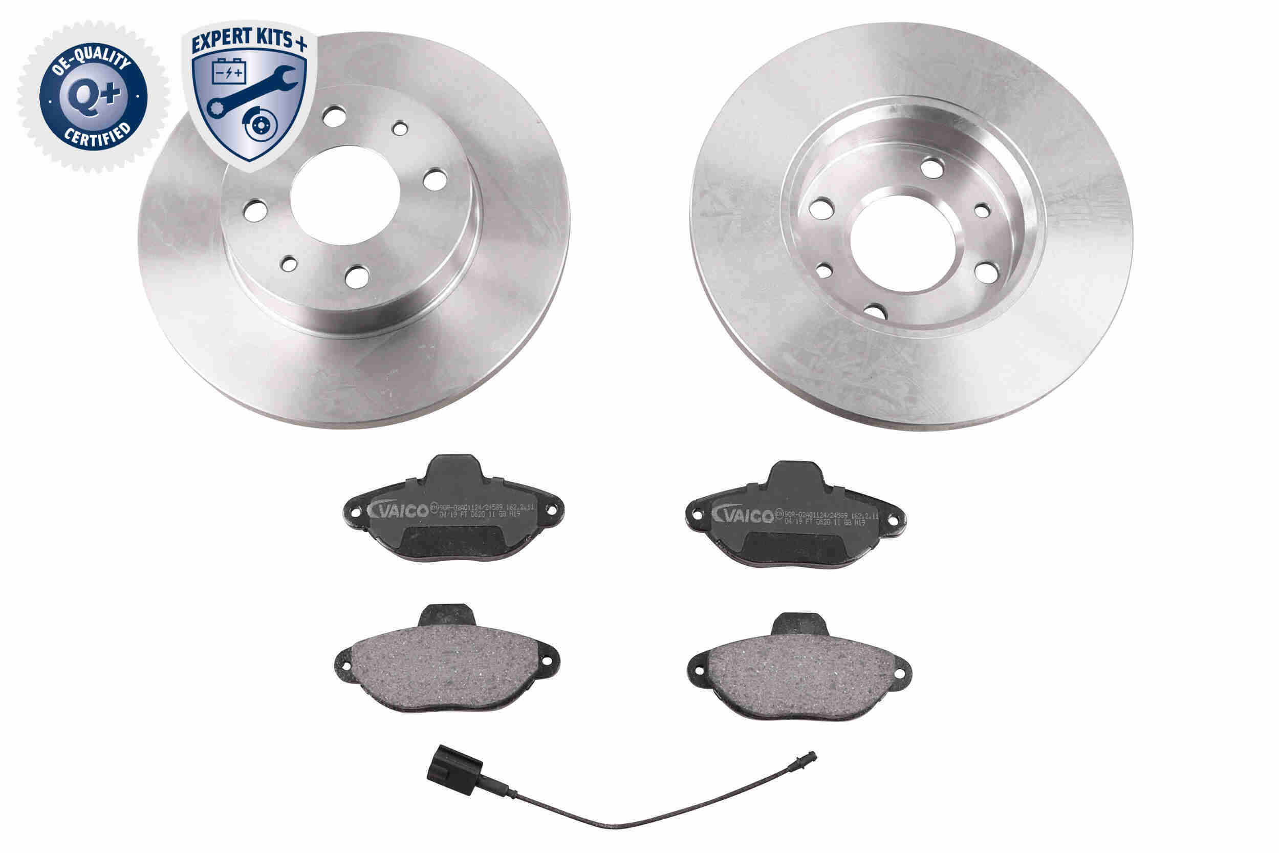 VAICO V24-1174 - Комплект тормозов, дисковый тормозной механизм EXPERT KITS +