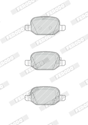 FERODO FDB4459 - Комплект тормозных колодок, дисковый тормоз PREMIER