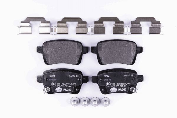 HELLA 8DB 355 021-441 - Тормозные колодки 