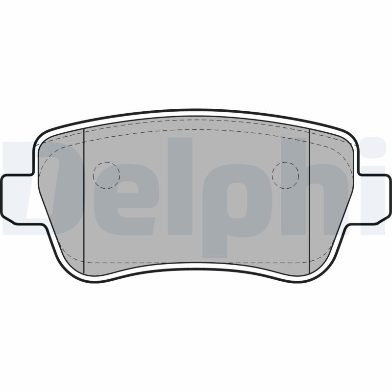 DELPHI LP1964 - Тормозные колодки 