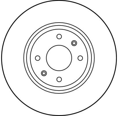 TRW DF1123 - Тормозные диски