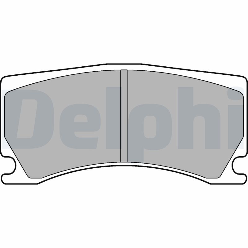 DELPHI LP3174 - Тормозные колодки 
