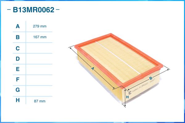 CWORKS B13MR0062 - Воздушный фильтр