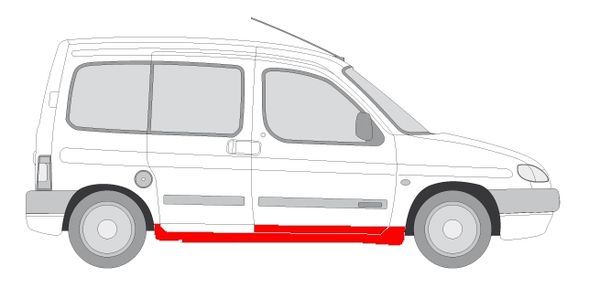 BLIC 6505-06-0550012P - Порог