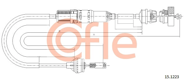 COFLE 92.15.1223 - Трос сцепления