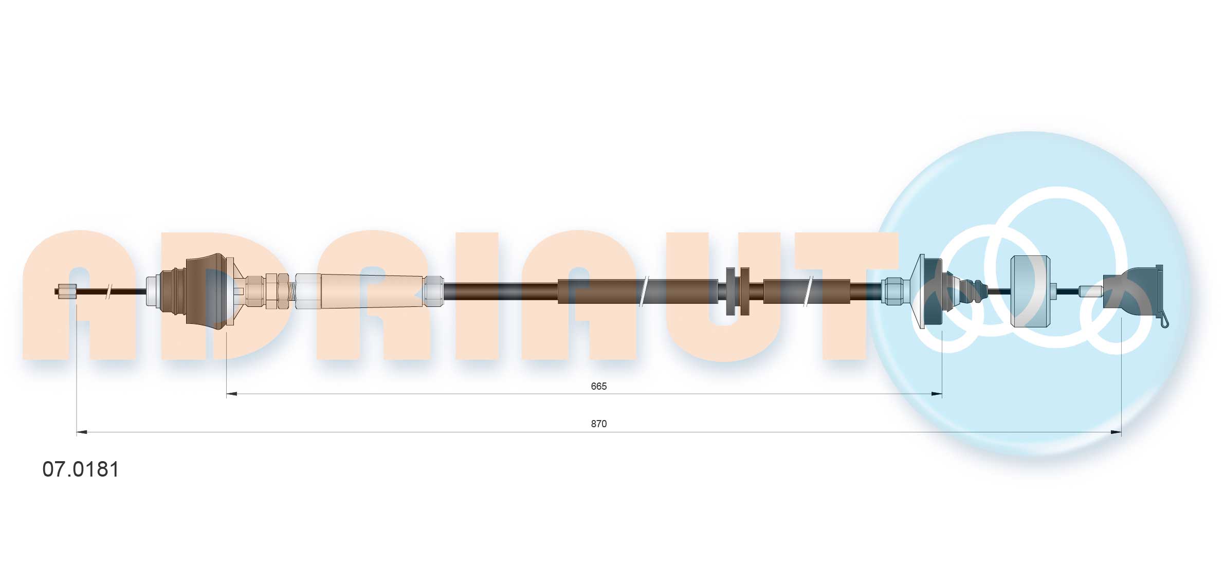 Трос сцепления