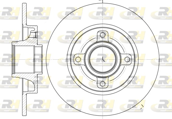 ROADHOUSE 61014.00 - Тормозные диски