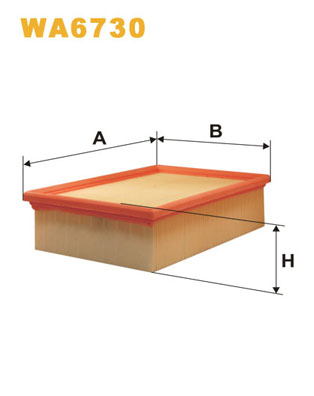 WIX FILTERS WA6730 - Воздушный фильтр