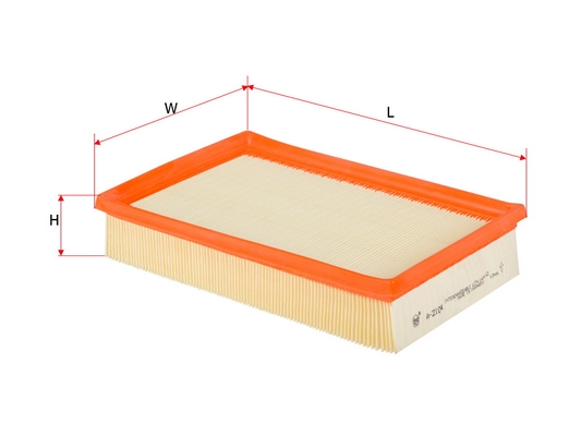 SAKURA AUTOMOTIVE A-2104 - Воздушный фильтр