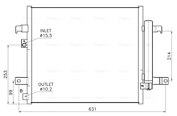 Радиатор кондиционера